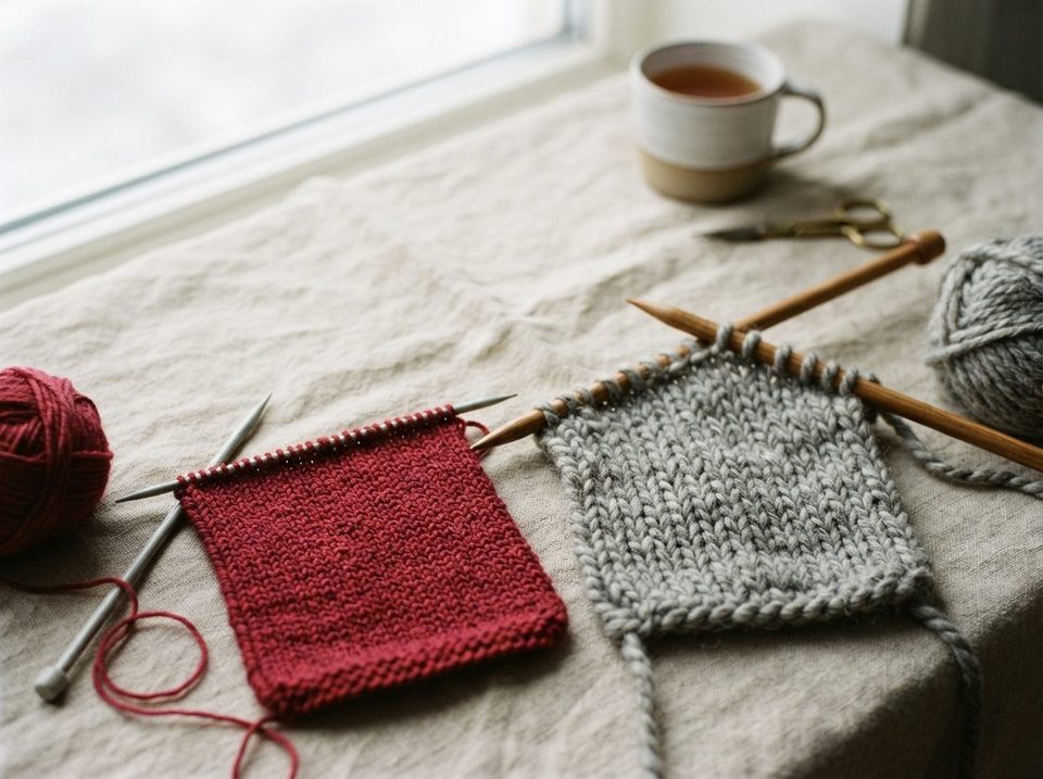 Illustrationsbillede: Kan man strikke sweater af strømpegarn? Det afgør garnets tykkelse