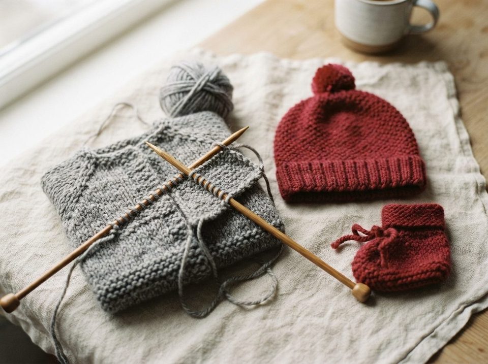 Illustrationsbillede: Hvad kan man strikke til en baby? Fire gaver sammenlignet